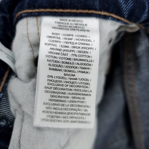 POLO RALPH LAUREN Relaxed Tapered Jeans Distressed Ripped Batero Wash Women's 27 - Picture 8 of 10